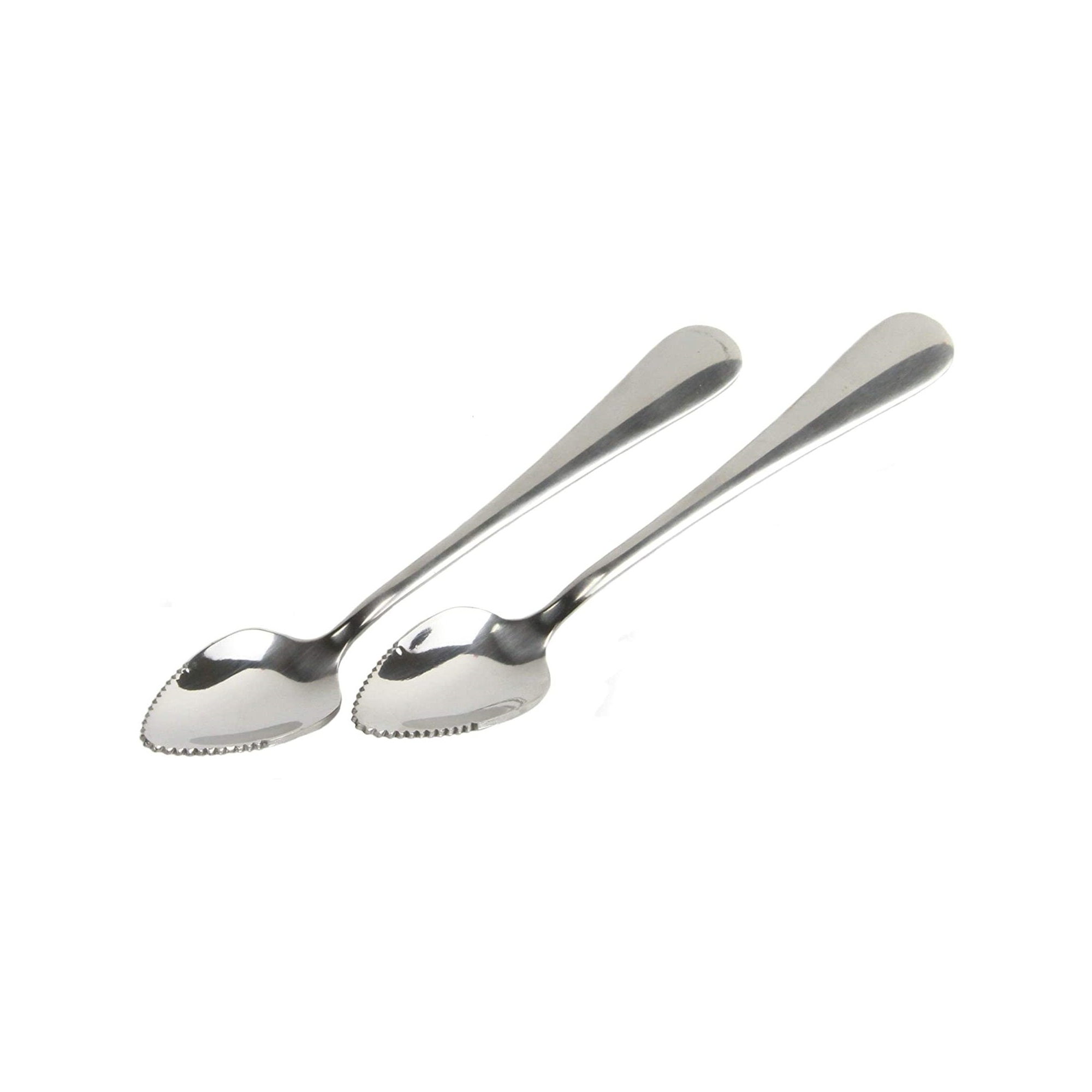 Chef Craft 2pc Serrated Edge Stainless Steel Grapefruit Spoons Set 1 Set