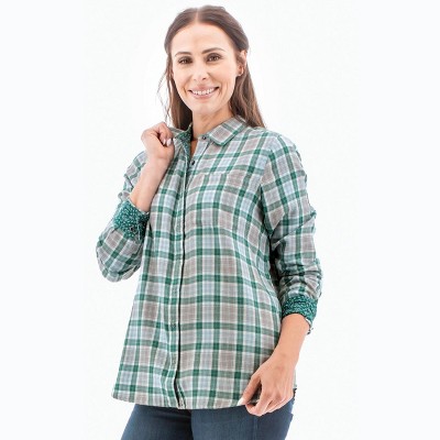 Old Ranch Brands Women's Sidra Shirt - Spruce, Size Medium