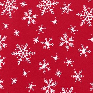 classic red snowflakes