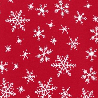classic red snowflakes