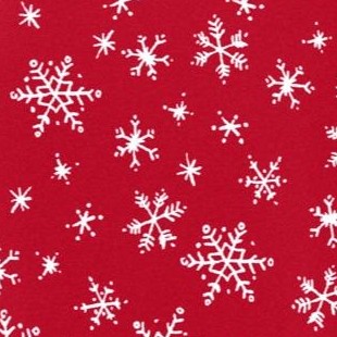 classic red snowflakes