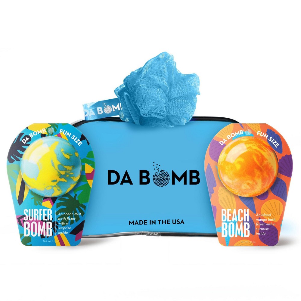 Photos - Other Bathroom Accessories Da Bomb Bath Fizzers Sun & Sand Bath Bomb Gift Set - 3ct