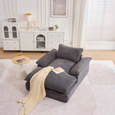 Aukfa Sleeper Sofa Couches for Living Room, Luxury Modern Couch with Deep Seat, No Assembly Required, 3 Seater, White