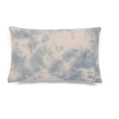 Aria Grey Tie Dye Decorative Pillow - Shiraleah