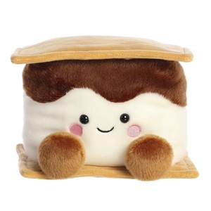 Aurora Small Party Sized Toastee S'more Palm Pals Adorable Stuffed Animal Multicolor 7" - 1 of 4