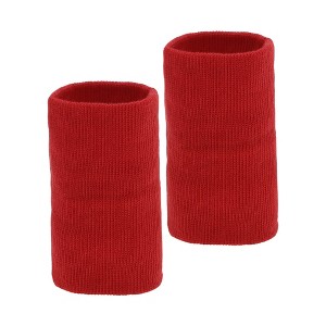 Unique Bargains Sweat Absorbent Quick Drying Sports Band Breathable Protection 1 Pair - 1 of 4
