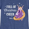 Girls' - Disney - Full Of Christmas Cheer Rapunzel Fitted Short Sleeve Graphic T-Shirt - 2 of 4