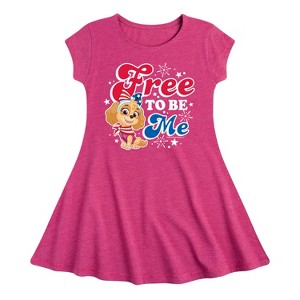 Girls' - Paw Patrol - Americana Fit & Flair Cap Sleeve Dress - 1 of 4