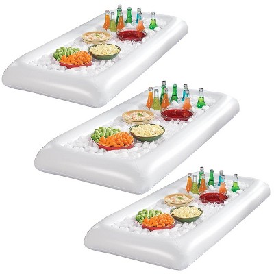 Sorbus inflatable drink & food serving bar with drain plug
