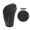 Unique Bargains Car Faux Leather Black Gear Shift Knob Cover for Subaru Forester 2014-2017 - 2 of 4