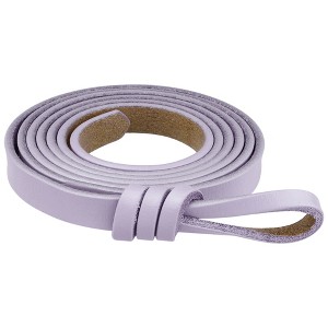 Elerevyo Women's Faux Leather Skinny Belt for Dress Adjustable Knotted Thin Waist Belts - 1 of 4