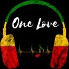 Adult Design By Humans Headphones Jamaican Pride One Love By T-Shirt - 2 of 2