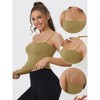 Allegra K Women's Spaghetti Strap Build in Bra Padded Sleeveless Tank Tops - 3 of 4