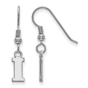 Black Bow Jewelry Sterling Silver Iowa Hawkeyes NCAA Dangle Earrings - 1 of 3