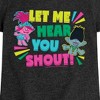 Girls' - Trolls - Let Me Hear You Shout Poppy and Branch Fitted Short Sleeve Graphic T-Shirt - image 2 of 4