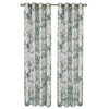 Kate Aurora Country Living 100% Thermal Lined Grommet Top Floral Room Darkening Curtains - 2 of 3