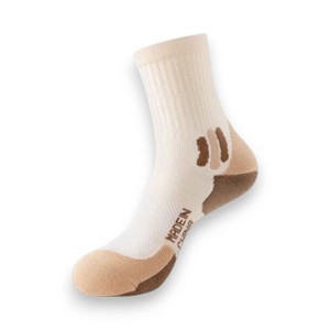 Anna-Kaci Women's 3 Pair Pack Sports Crew Socks with Color Block Toes Cushioned Soles and Ribbed Knit Design - 1 of 4