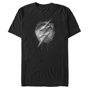 Men's Zack Snyder Justice League The Flash Silver Logo T-Shirt - 1 of 4