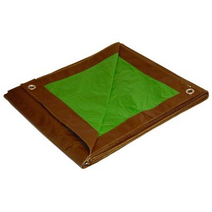 Dry Top 10 ft. W X 20 ft. L Medium Duty Polyethylene Poly Tarp Brown/Green - 1 of 1