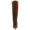 Journee Women's Elara Medium and Wide Width Knee High Dress Boots - 3 of 4