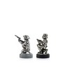 Royal Selangor Hand Finished Star Wars Collection Pewter Rebel Trooper & Stormtrooper Pawn Chess Piece Pair Gift - 3 of 4