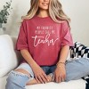Simply Sage Market Women's My Favorite People Call Me Teacher Short Sleeve Garment Dyed Tee - 2 of 4