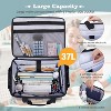 Rolling Teacher Bag with Wheels, Padded Laptop Compartment for up to 15.6 Inches Laptop, - 2 of 4