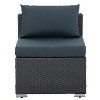 FIONECA 7-Piece PE Wicker Outdoor Furniture Set with Tempered Glass Coffee Table - 4 of 4