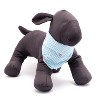 The Worthy Dog Gingham Embroidered Flamingos Classic Square Tie-On Bandana - 3 of 3