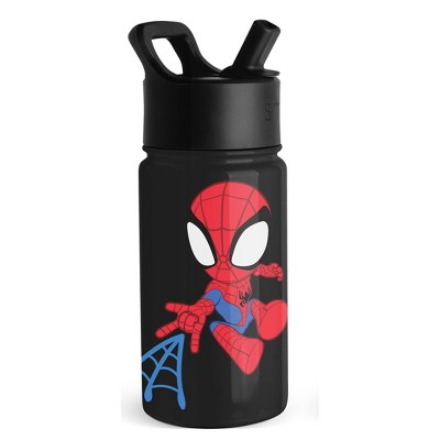 14oz Stainless Steel Summit Kids Water Bottle with Straw - Simple Modern