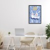 Stupell Industries Happy Hanukkah Dove & Florals Floating Frame Canvas Art - 3 of 4