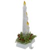 Northlight 9" Battery Operated LED Lighted Candle Christmas Stocking Holder - 3 of 4