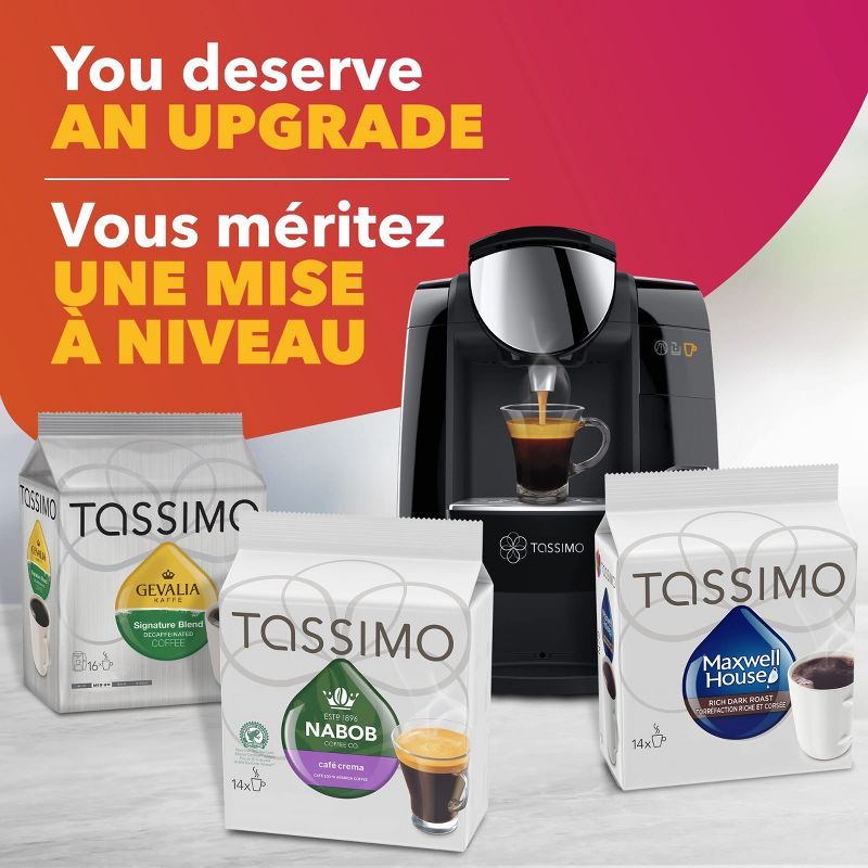 Tassimo TMO30 Single Serve Cup Home Coffee Brewing System, Multi-Beverage, Espresso Machine - Black, 2 of 8