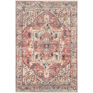Nuloom Harriet Vintage Medallion Fringe Area Rug - 1 of 4