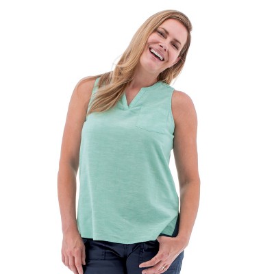 Aventura Clothing Women's Devonne Split Neck Tank Top