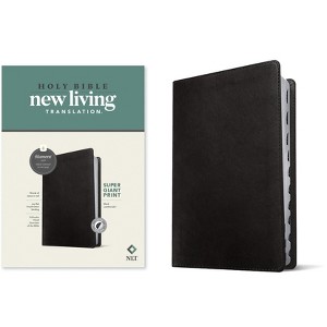 NLT Super Giant Print Bible, Filament Enabled (Leatherlike, Black
