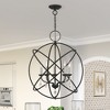 Livex Lighting Aria 5 - Light Chandelier in  Black - 4 of 4