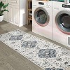 Washable Folding Shaggy Carpet, Non-Slip Stain Resistant Floor Mat, Living Room, Bedroom, Kitchen, Guest Room Entrance, Home Decoration - 2 of 4