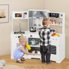 Infans Pretend Play Kitchen for Kids Toddler Aged 3+ Wooden Toy Set w/ Range Hood - 4 of 4