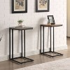 24/7 Shop At Home Embo Steel Side Table - 4 of 4