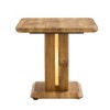 GlasFlength Square Coffee Table, Modern and Stylish Design, Suitable for Living Room, Patio, Bedroom, Brown, 23.6"*23.6"*21.3" - 3 of 4