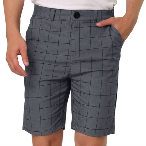 Mens grey cheap dress shorts