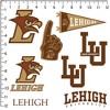 Lehigh University 8ct Vinyl Large Deluxe Stickers Variety Pack - 2 of 4