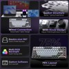 MaseiKar B75 Mechanical Keyboard,75%Layout with Knob,Hot Swappable RGB Backlit Gasket Mounted,Double-Shot PBT Keycaps(Dark Grey,Cocoa Cream V2 Switch) - 2 of 4