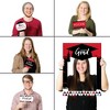Big Dot of Happiness Red Grad - Best is Yet to Come - Red Graduation Party Selfie Photo Booth Picture Frame & Props - Printed on Sturdy Material - 2 of 4