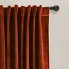 Lush Décor Prima Velvet Solid Light Filtering Back Tab/Rod Pocket Window Curtain Panels Set - 2 of 4