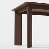 SpassWay 30" H Gracefully Curved Table 500lb Heavy Duty Capacity Dining Table for Sophisticated Spaces (Black/Walnut/Natural) - 4 of 4