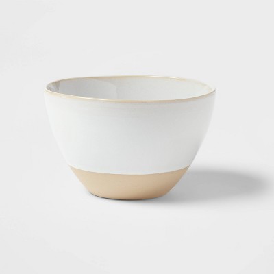 20oz Stoneware Wethersfield Cereal Bowl White - Threshold™: Dishwasher & Microwave Safe, Traditional Round Design