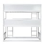 Kumasinova Twin Size Triple Bunk Bed – Detachable (Splits to 3 Beds), Rubber Wood Twin Size Bed Frame with Ladders & Full-Length Guardrails - 4 of 4