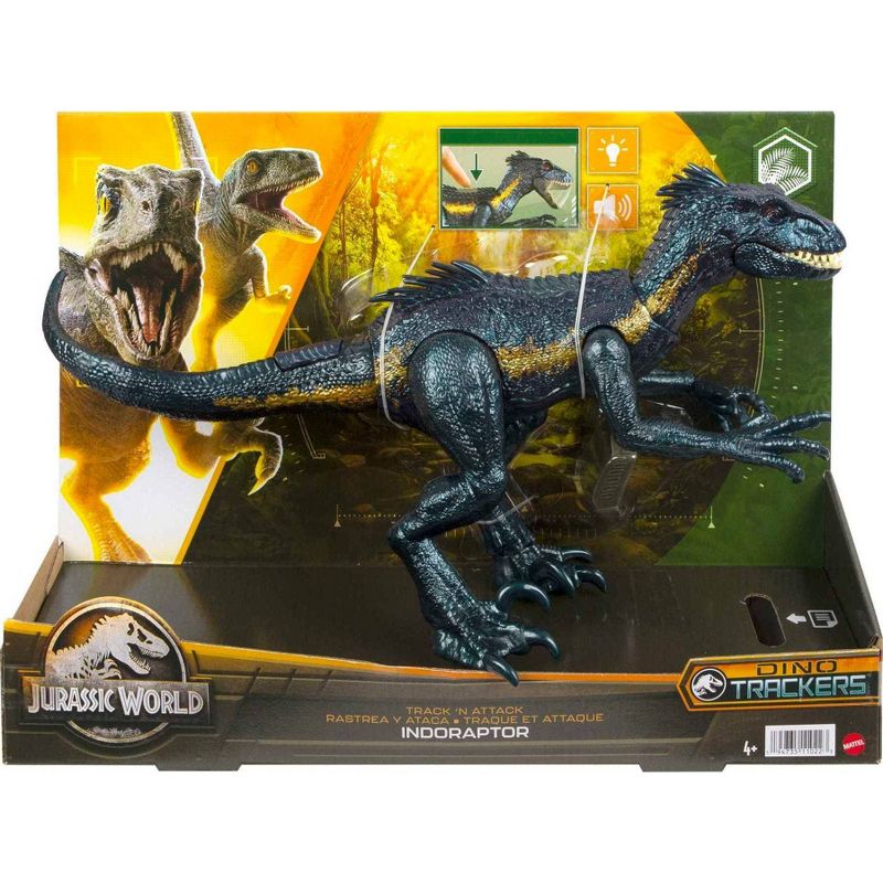 Jurassic World Dino Trackers Track &#39;N Attack Indoraptor Action Figure, 3 of 10